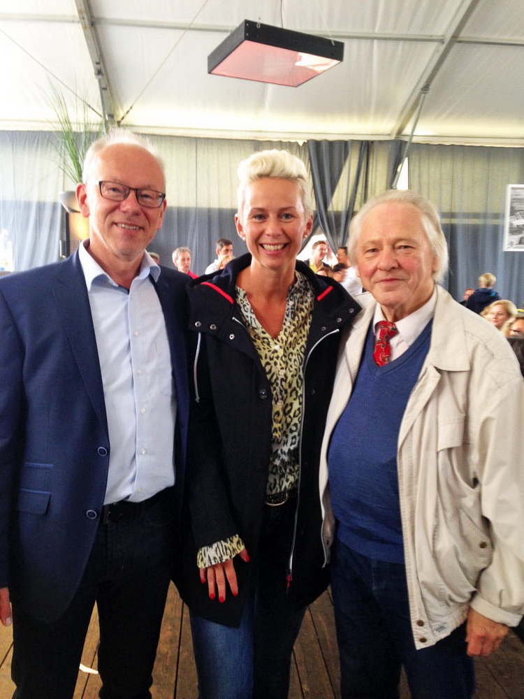 Foto mit Silvia Breher und Herbert Winkel beim CDU-Frühschoppen