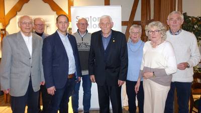 v. links: Hans Hoymann; Hans-Werner Engel; Christoph Bornhorst; Gisbert D�dtmann; Hermann Nordmann; Marianne Albers; Waltraud Putthoff-Posledni; Helmut H�ttig