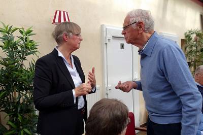Heidi Exner und der Jubilar Anton Koskowski Heidi Exner und der Jubilar Anton Koskowski