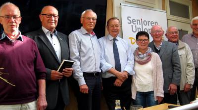 v. links: Karl Tepe; Gisbert Dödtmann; Hans Hoymann; Prof. Dr. Hajo Funke; Silvia Dierken; Clemens Blömer; Wolfgang Wilms; Hermann Nordmann v. links: Karl Tepe; Gisbert Dödtmann; Hans Hoymann; Prof. Dr. Hajo Funke; Silvia Dierken; Clemens Blömer; Wolfgang Wilms; Hermann Nordmann
