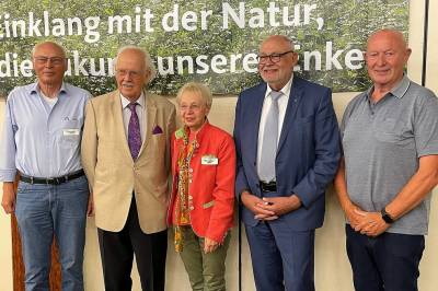 v. links: Hans Hoymann; Prof. Dr. Otto Wulff;?; Rainer Hajek; Gisbert Dödtmann v. links: Hans Hoymann; Prof. Dr. Otto Wulff;?; Rainer Hajek; Gisbert Dödtmann