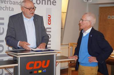 v.l. Rainer Hajek, Manfred Ostendorf